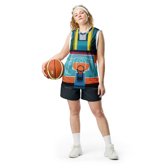Upcycled Polyester Unisex Basketball Jersey