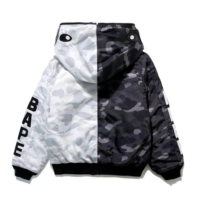 BAPE Puffer Jacket Hoodie - Bantu’s Motif