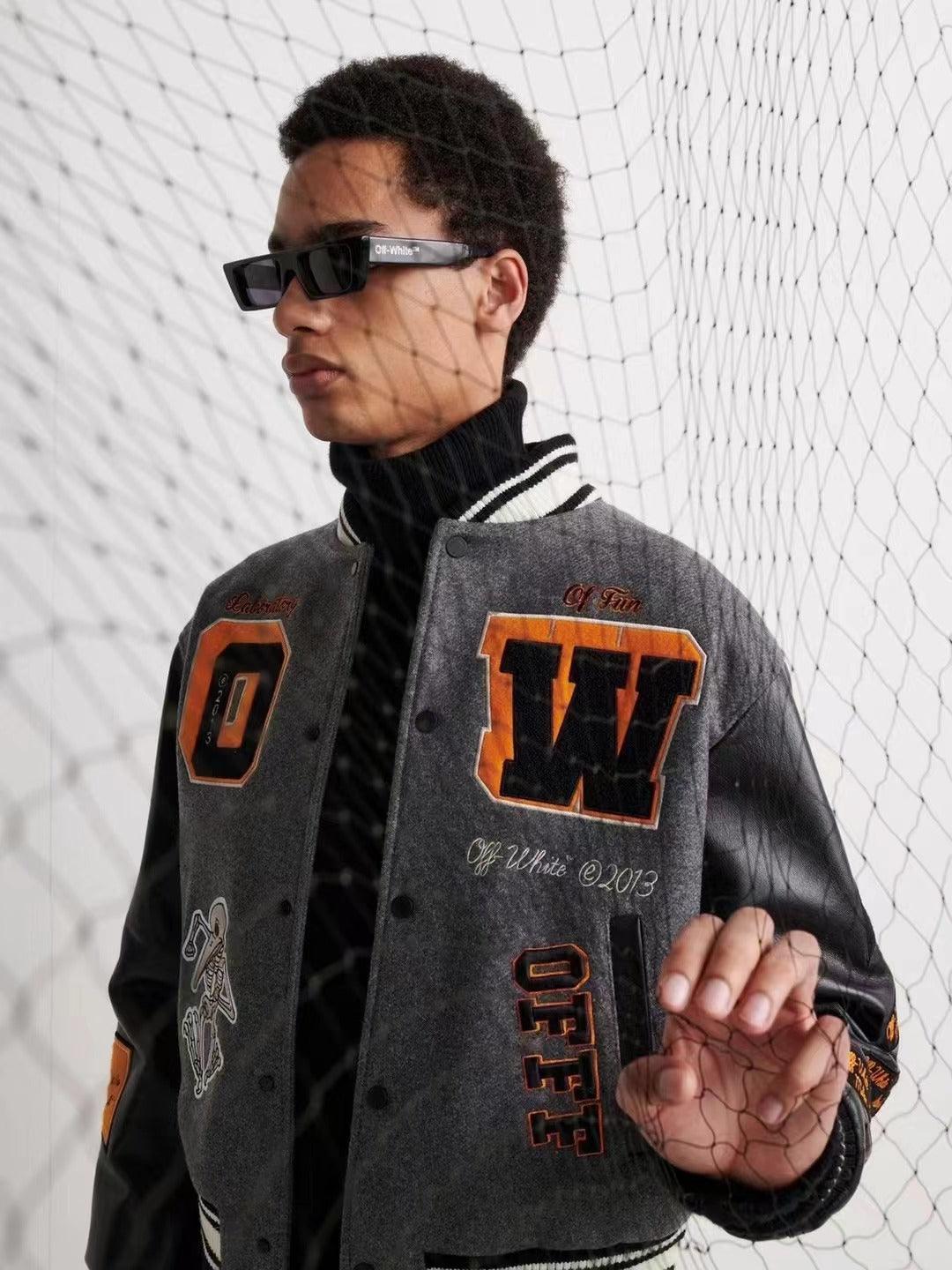 Off-White Sports Jacket Black and Grey - Bantu’s Motif