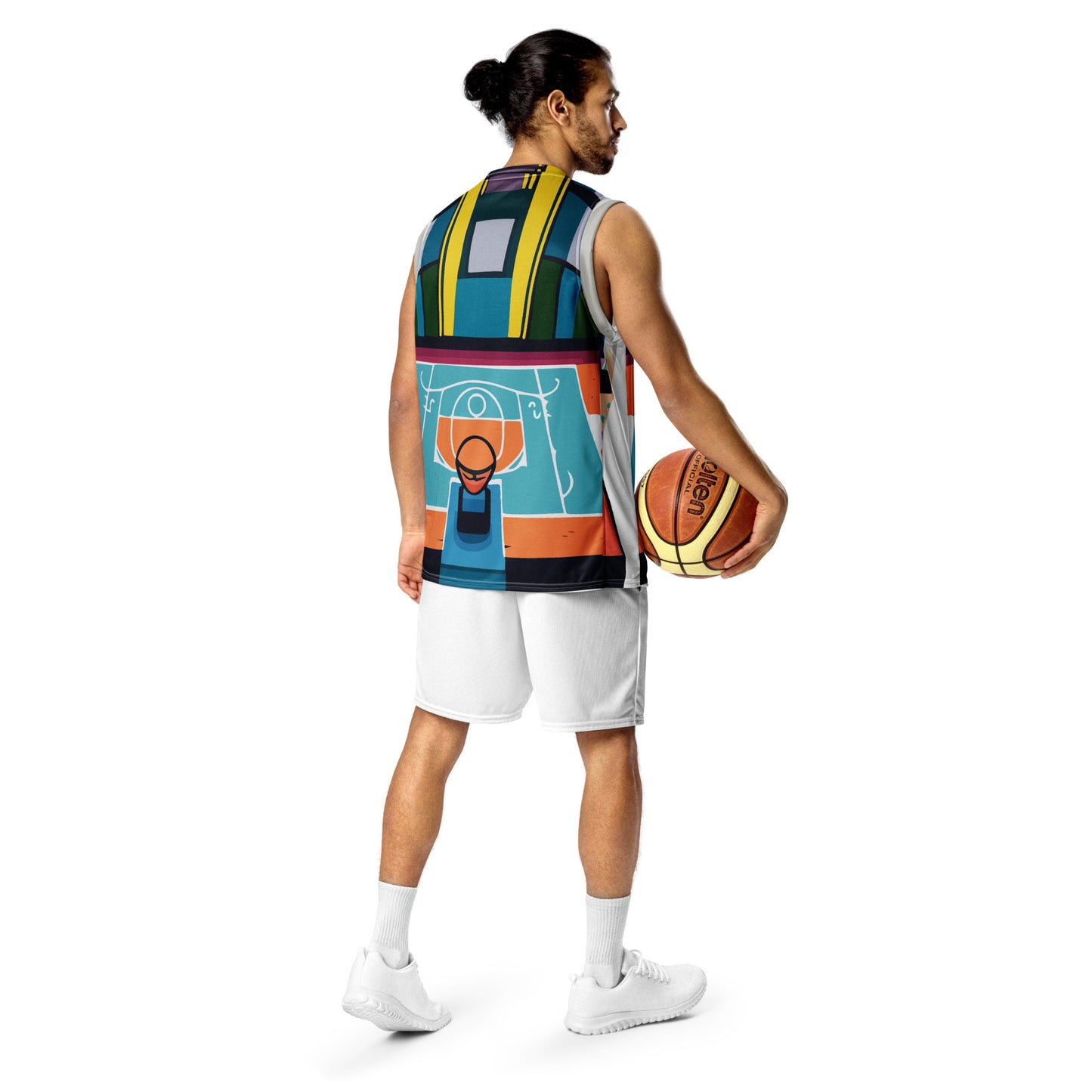 Upcycled Polyester Unisex Basketball Jersey