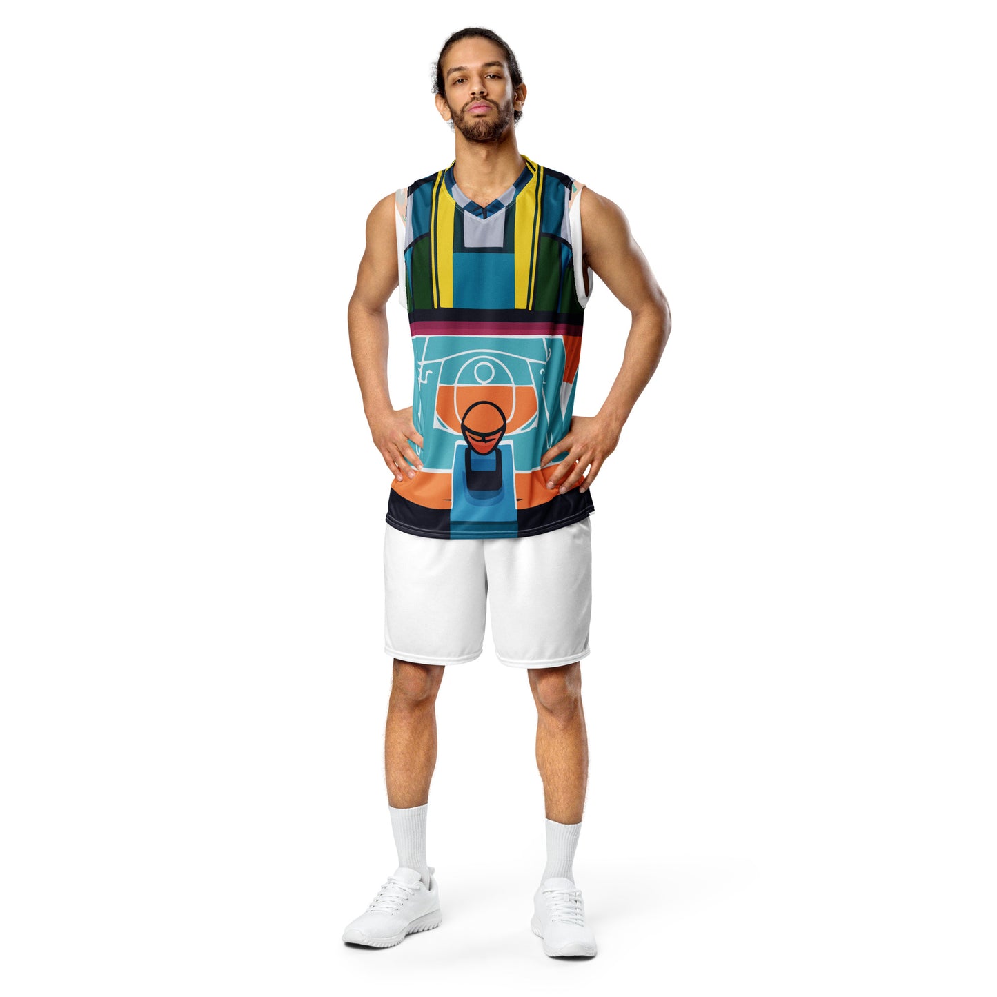 Upcycled Polyester Unisex Basketball Jersey