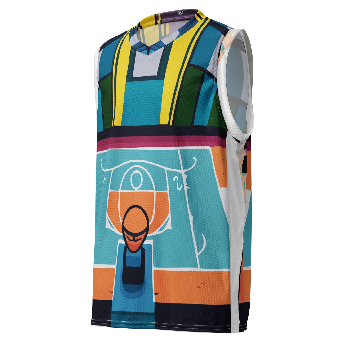 Upcycled Polyester Unisex Basketball Jersey