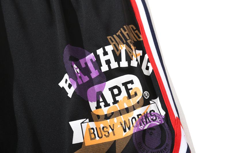 Bape Busy Works Basketball Shorts - Bantu’s Motif