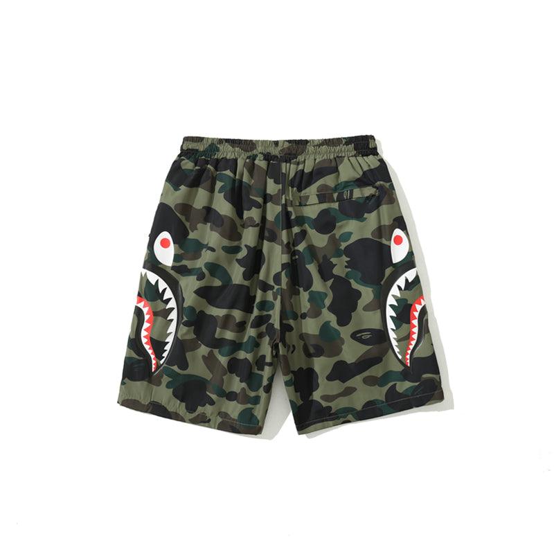 Bape Shark Head Camo Shorts - Bantu’s Motif