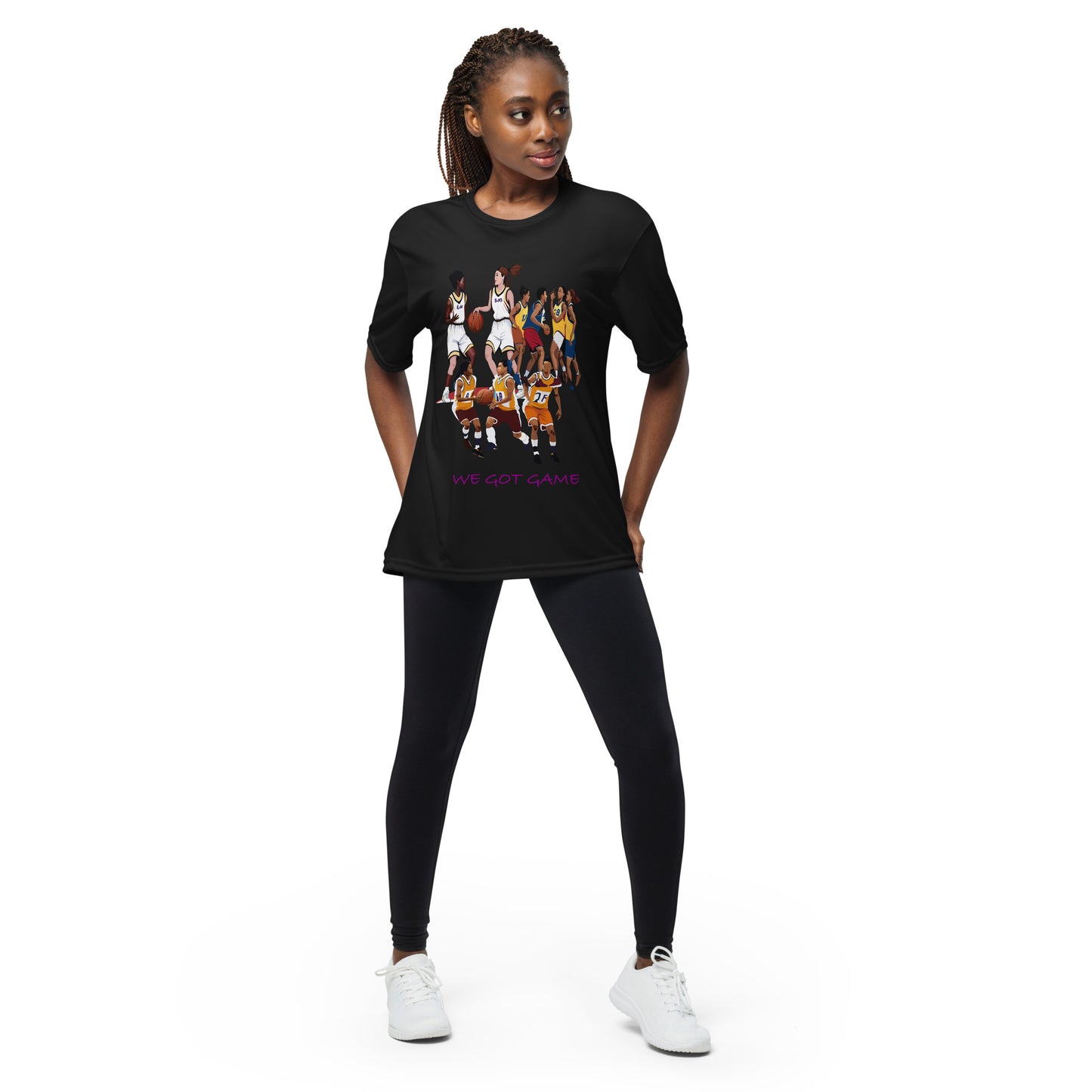 Women's Basketball We Got Game performance crew neck t-shirt