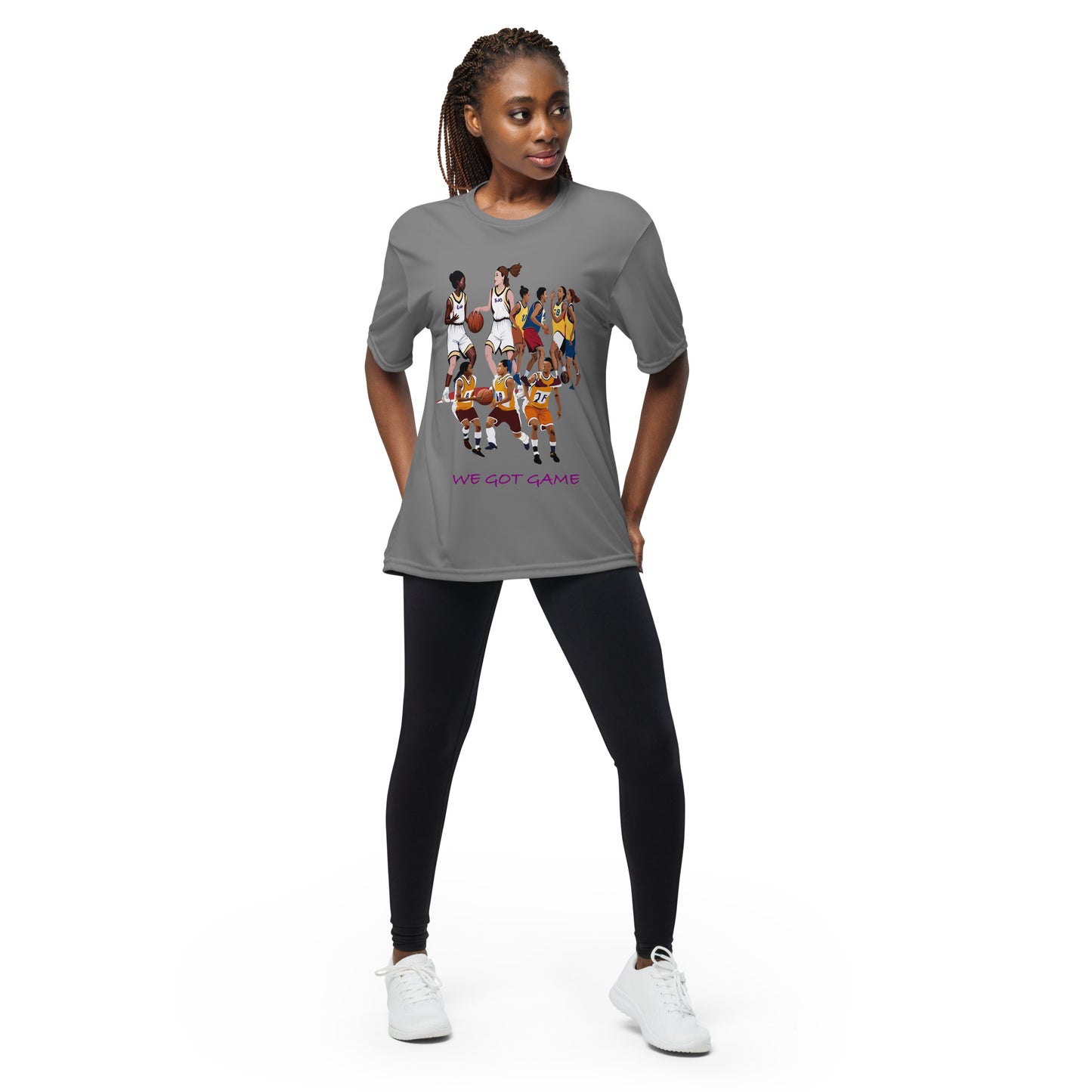 Women's Basketball We Got Game performance crew neck t-shirt