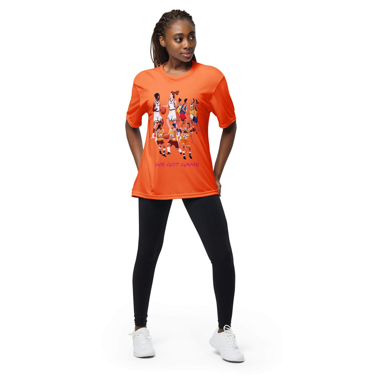 Women's Basketball We Got Game performance crew neck t-shirt