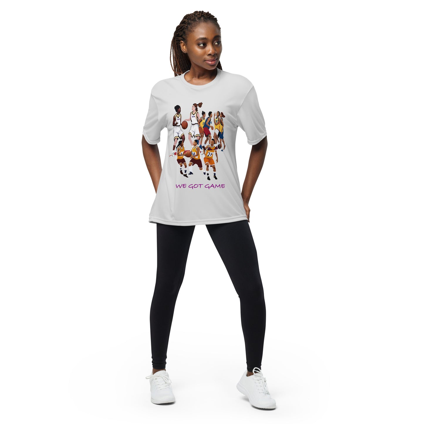 Women's Basketball We Got Game performance crew neck t-shirt