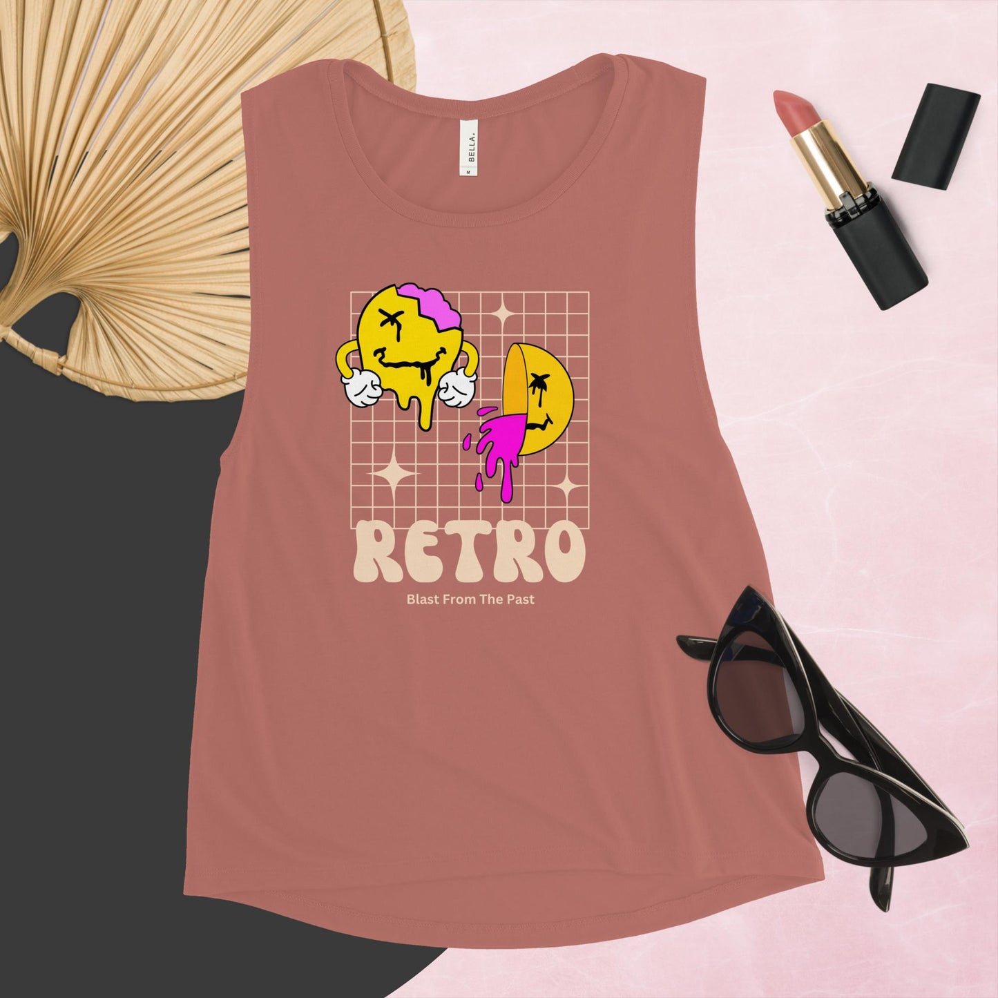 Ladies’ Muscle Tank - Retro Blast From The Past