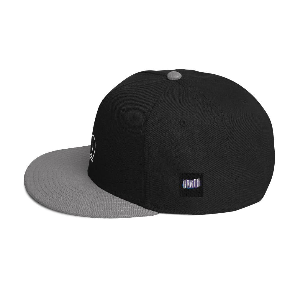 Snapback Hat - Embroidered Crown with Bantu logo on side - Bantu’s Motif